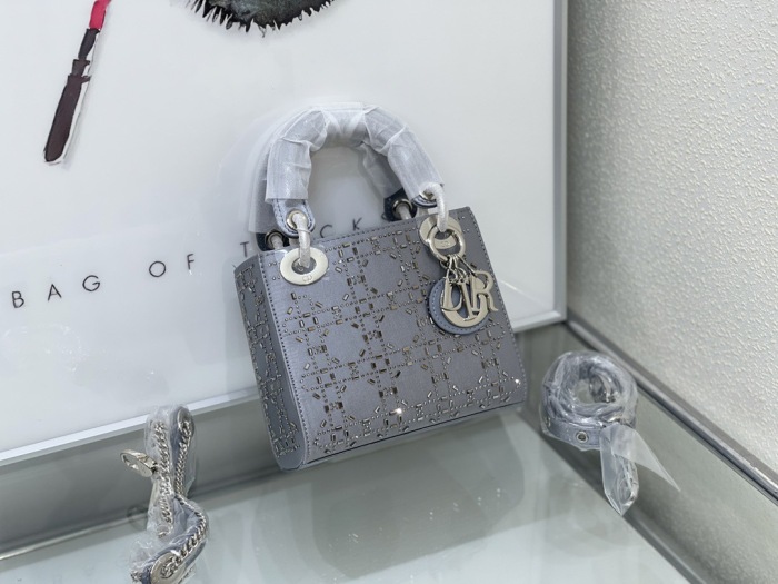 Dior Lady Women Shoulder Bags 17*15*7cm