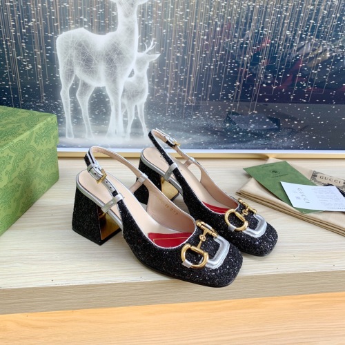 Gucci Slingback With Horsebit Pumps Size 35-41 5-Color