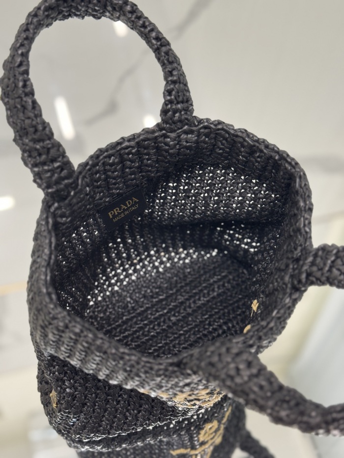 Prada 1BG422 Small crochet tote Bag Size 24*24*8cm