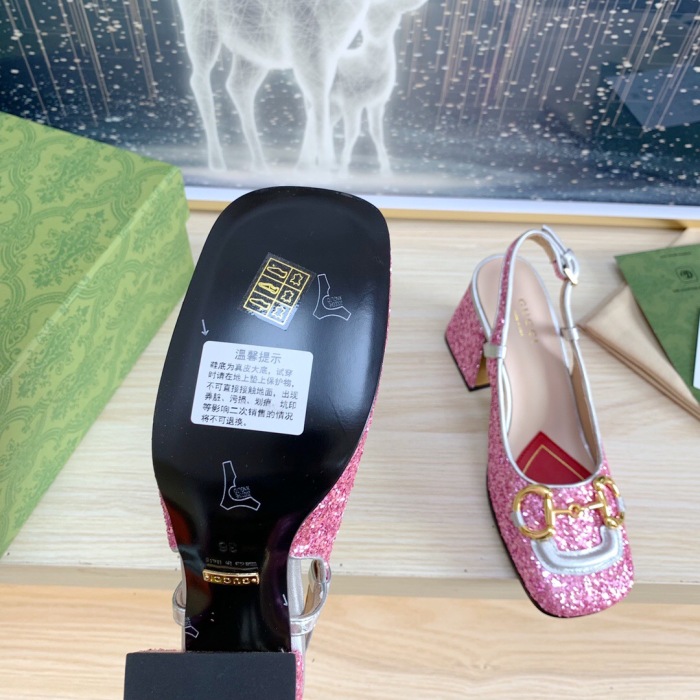 Gucci Slingback With Horsebit Pumps Size 35-41 5-Color