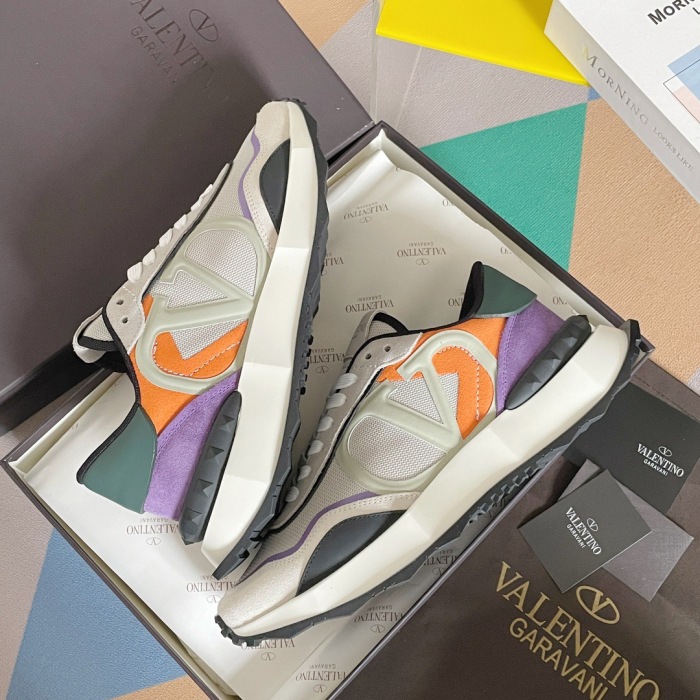 Valentino Netrunner Fabric Sneaker Size 36-45   4-Color