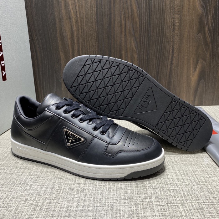Prada Downtown Leather Sneaker Size 36-45   10-Color
