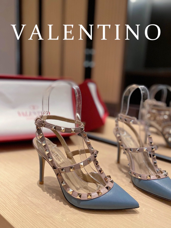 Valentino Rockstud Ankle Strap Pumps Size 35-41 11-Color