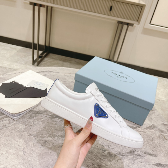 Prada Brushed Leather Sneaker Size 36-45   4-Color
