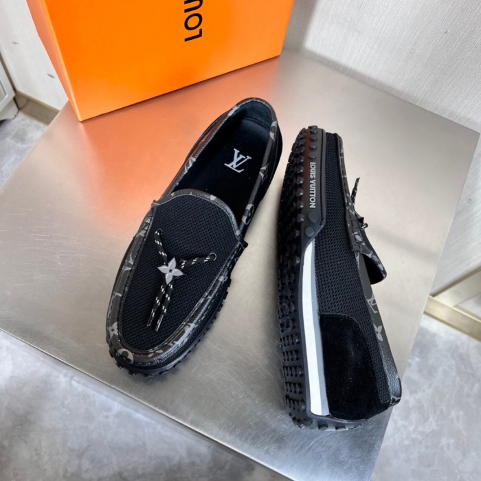 Louis Vuitton LV Racer Moccasin Loafers Size 39-45 4-Color