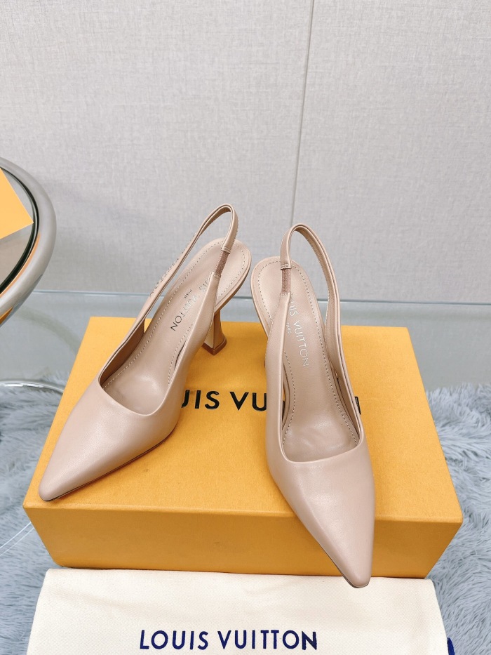 Louis Vuitton Sparkle Slingback Pumps Size 35-41 5-Color