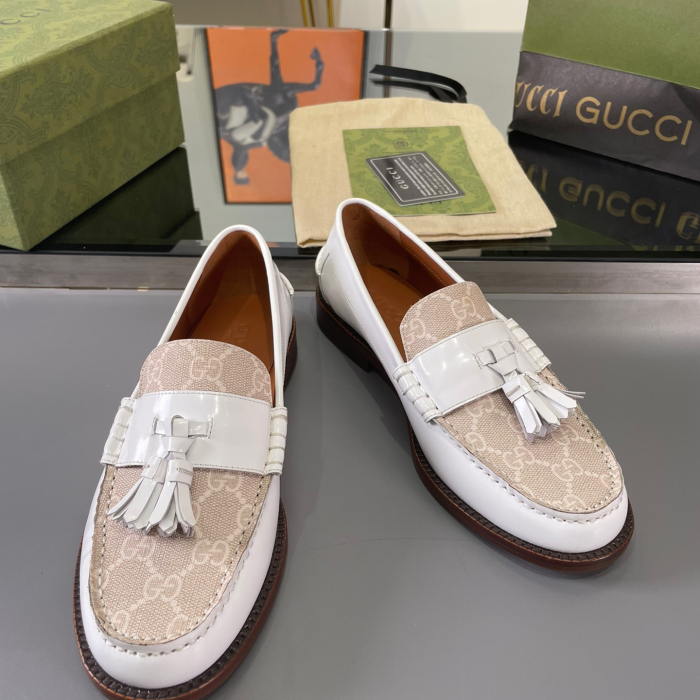 Gucci GG Loafers with Tassel Size 39-45 5-Color