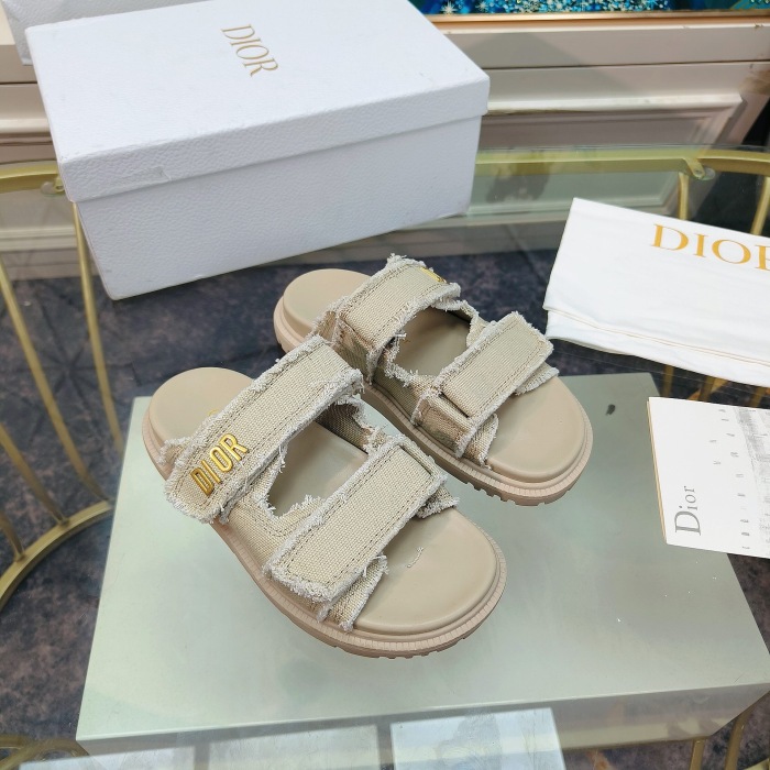 Dior Velcro Women Slippers Size 36-41