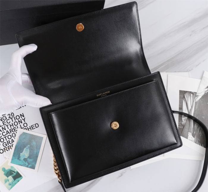 YSL Medium Sunset Women Shoulder Bags Size 25*18*5cm
