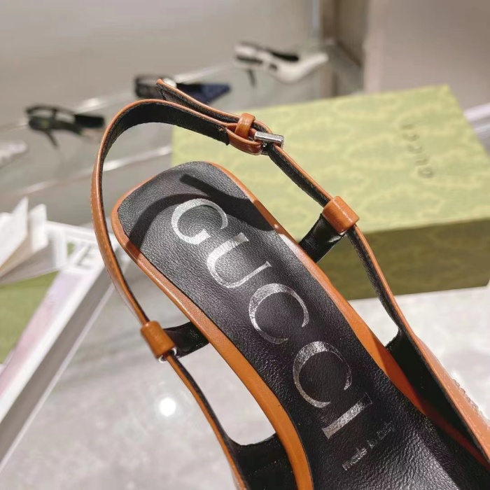 Gucci GG Slingback Pumps Size 35-41 4-Color
