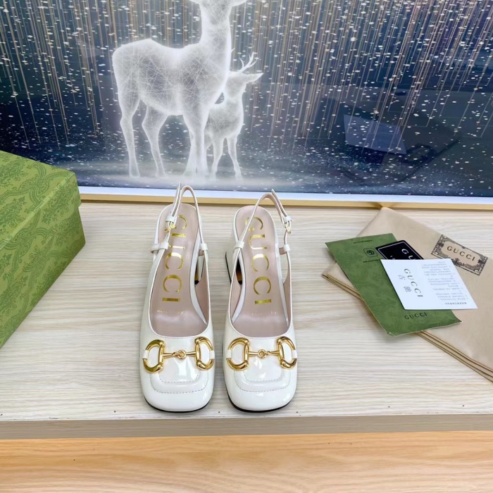 Gucci Slingback With Horsebit Pumps Size 35-41 7-Color