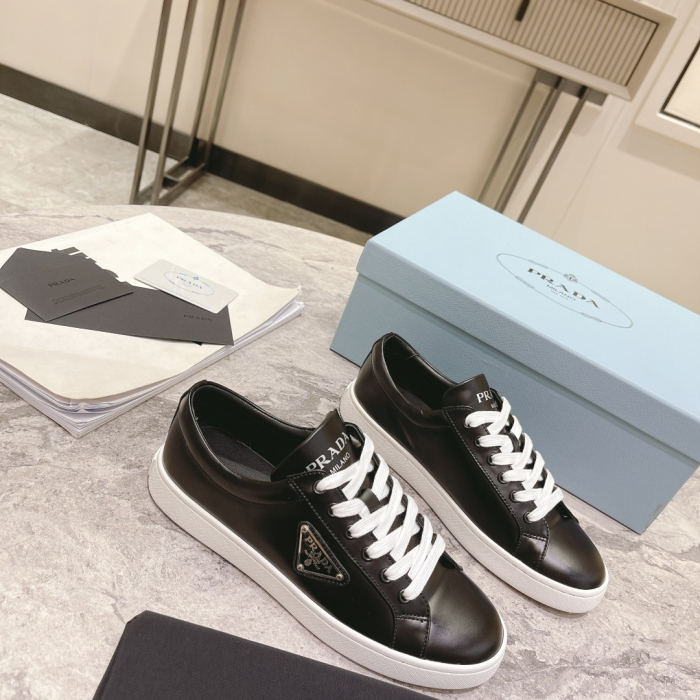 Prada Brushed Leather Sneaker Size 36-45   4-Color