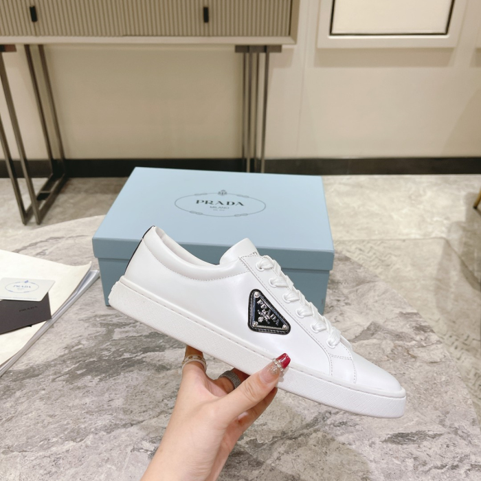 Prada Brushed Leather Sneaker Size 36-45   4-Color