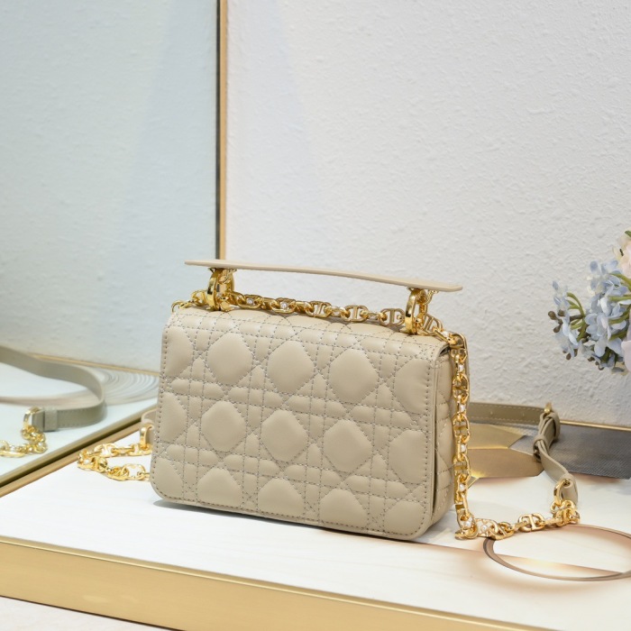Dior Mini Dior Jolie Top Handle Women Shoulder Bags 19*12*6cm