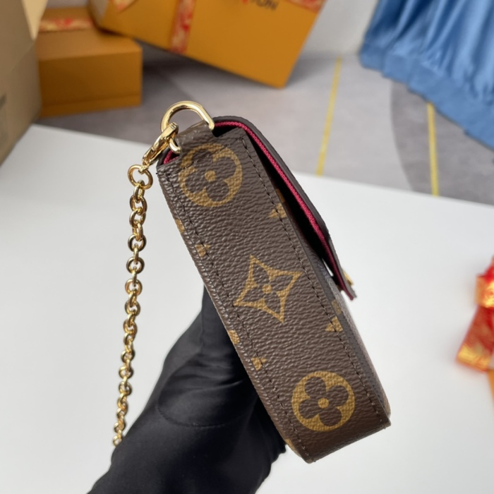Louis Vuitton M61276 Félicie Pochette Women Bags Size 21*12*3cm