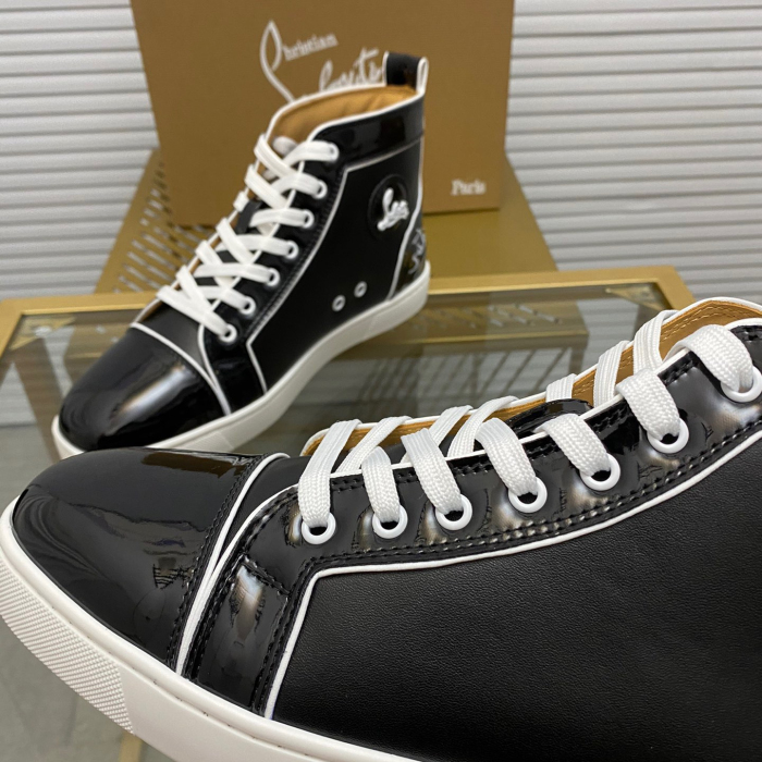 Christian Louboutin Louis High-Top Sneaker Size 36-46  8-Color