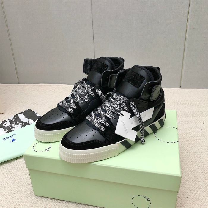 OFF White Floating Arrow High Top Vulc Sneaker Size 36-45   6-Color