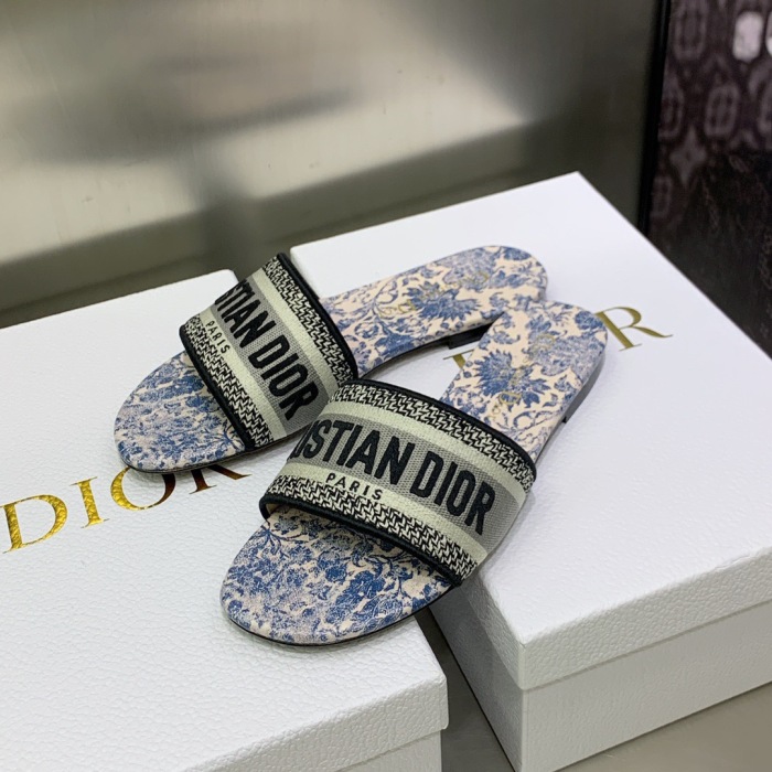 Dior Dway Slippers Size 35-41 8-Color