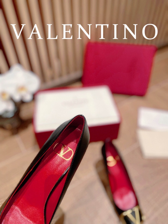 Valentino Vlogo Signature Calfskin Slingback Pumps Size 35-41 4-Color