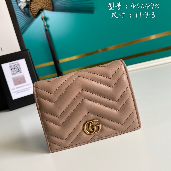 Gucci GG Marmont Women Mens Wallet Purse 11*9*3cm
