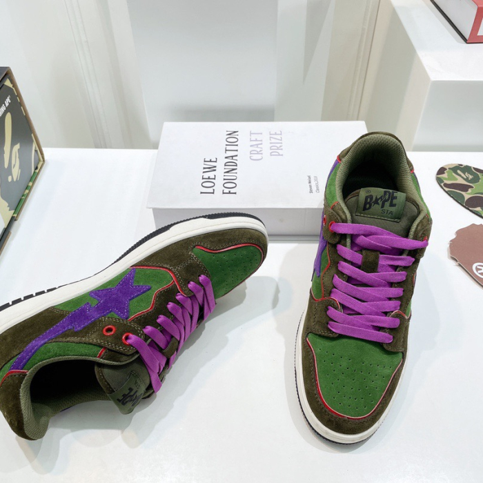 Bape SK8 STA Sneaker Size 36-45   5-Color