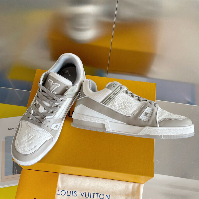 Louis Vuitton Trainer Monogram denim Sneaker Size 36-46 5-Color
