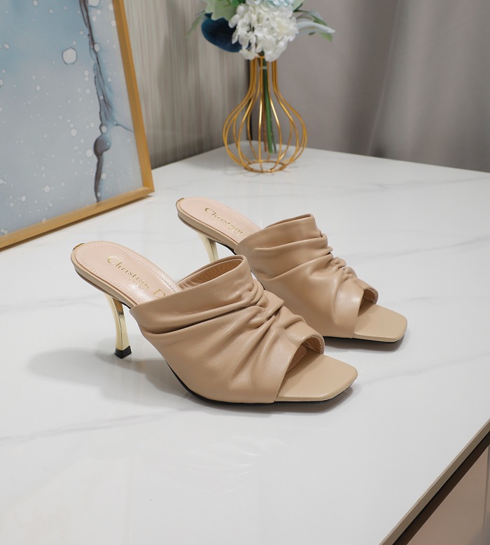 Dior D-Fame Heeled Sandal Pumps Size 35-41 5-Color