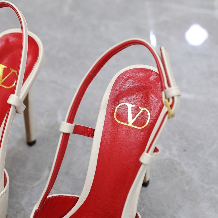 Valentino Vlogo Signature Calfskin Slingback Pumps Size 35-41 4-Color