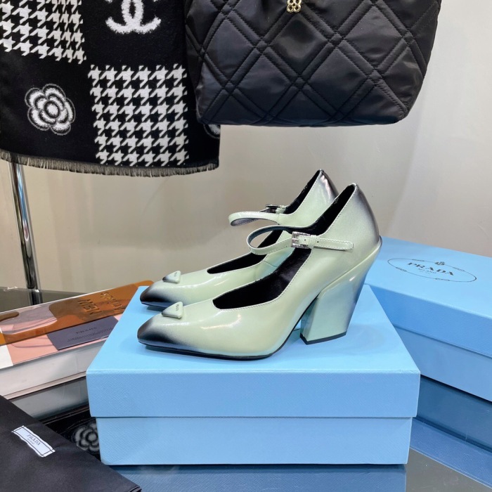 Prada Brushed Leather Pumps Size 35-41 5-Color