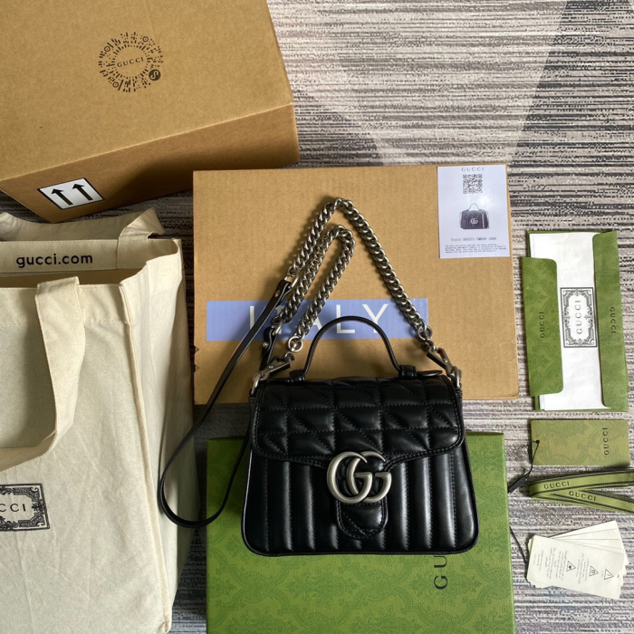 Gucci GG Marmont Top Handle Bags for Women Size 21*15.5*8cm