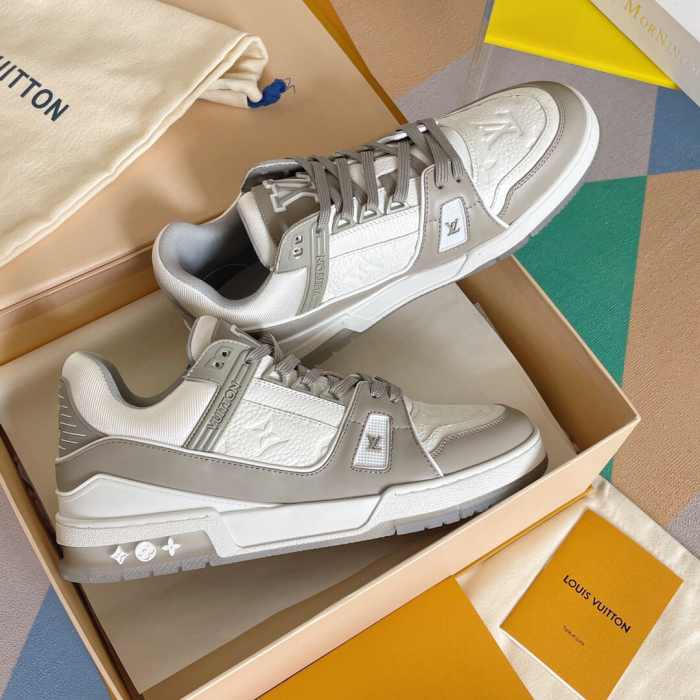 Louis Vuitton Trainer Monogram denim Sneaker Size 36-46 5-Color