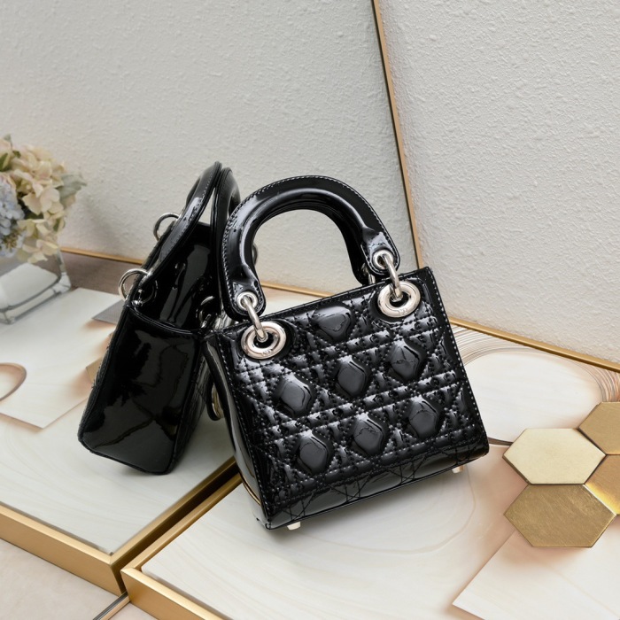Dior Mini Lady Classic Women Shoulder Bags 17cm