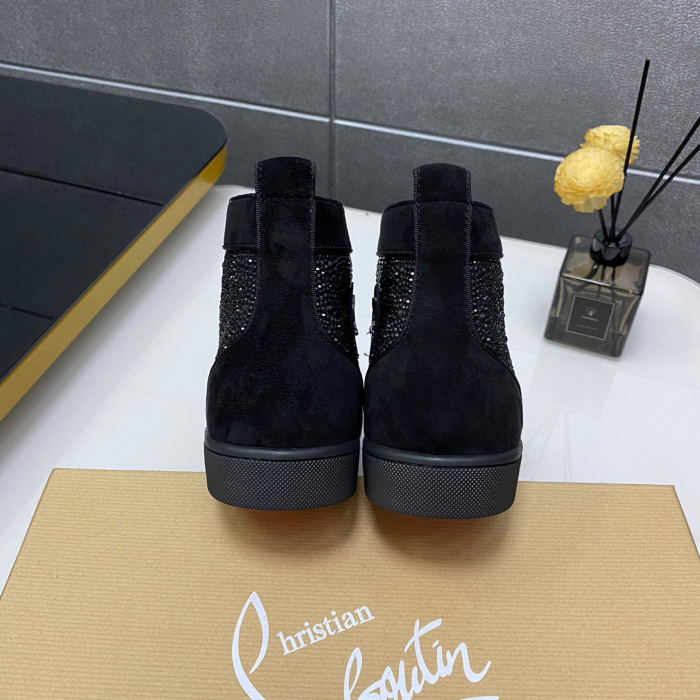 Christian Louboutin Louis High-Top Sneaker Size 36-46  10-Color
