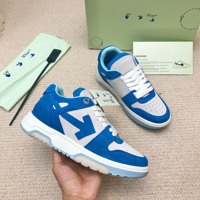 OFF White Out of Office Calf Leather Sneaker Size 35-45   8-Color