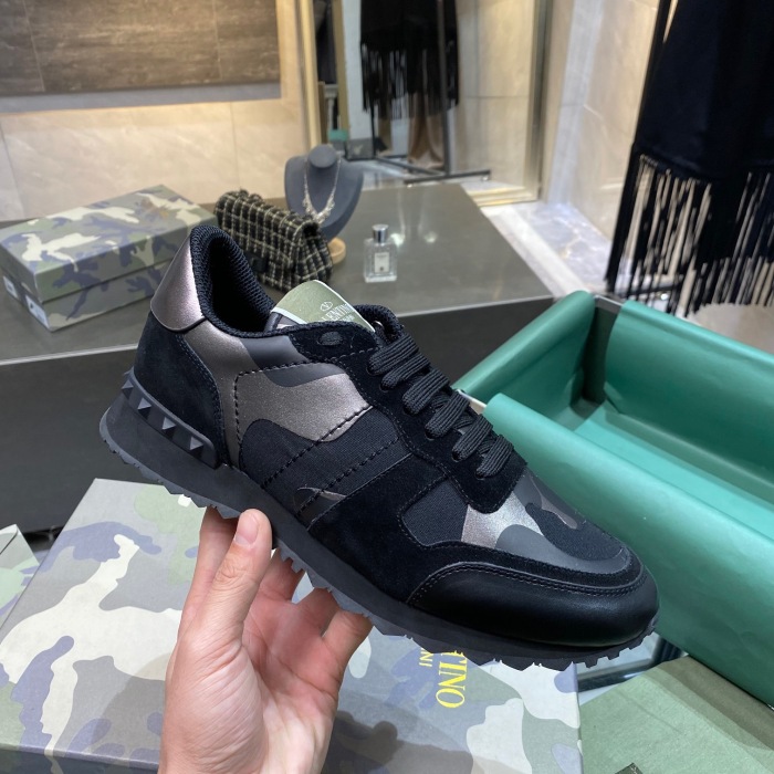 Valentino Camouflage Rockrunner Sneaker Size 39-45   11-Color