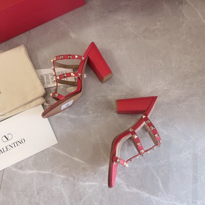 Valentino Rockstud Calfskin Leather Pumps Size 35-41 5-Color
