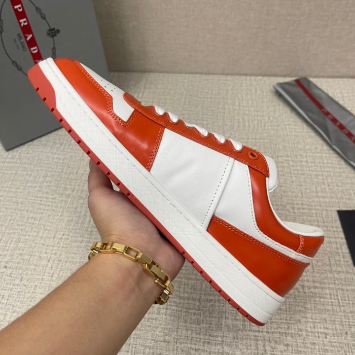 Prada Downtown Leather Sneaker Size 36-45   10-Color