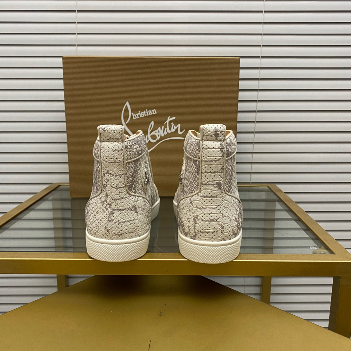 Christian Louboutin Louis High-Top Sneaker Size 36-46  8-Color