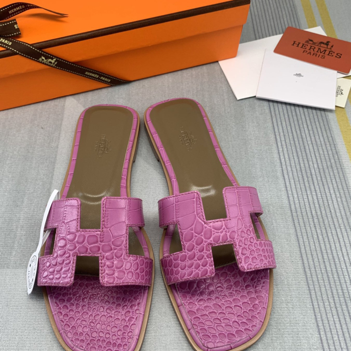 Hermes Oran Slippers Size 35-41  12-Color