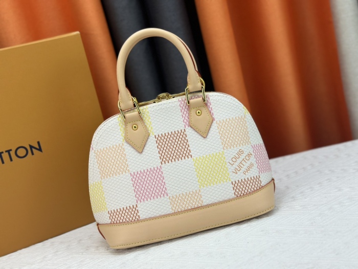Louis Vuitton N40516 Alma BB Damierlicious Shoulder Bags Size 23*17*11cm