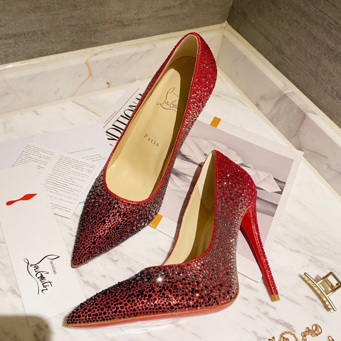 Christian Louboutin Kate Strass Pumps Size 35-41 12-Color