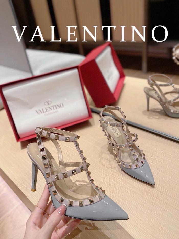 Valentino Rockstud Ankle Strap Pumps Size 35-41 11-Color
