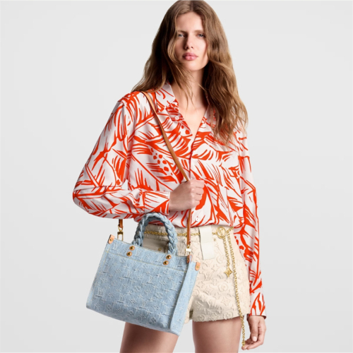 Louis Vuitton M24897 Let Go PM Denim Cowboy Shopping Bags Size 28*23*10.5cm