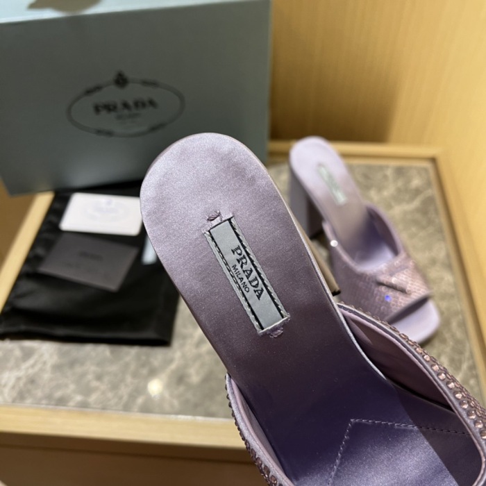Prada Satin Pumps with Crystals Size 35-41 9-Color