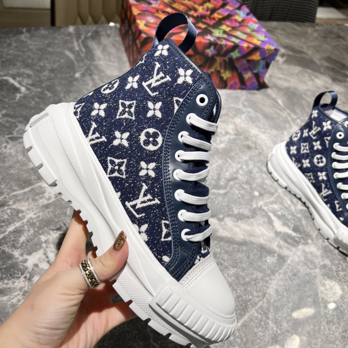 Louis Vuitton Squad High Top Sneaker Size 35-40  2-Color