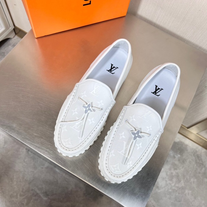Louis Vuitton LV Racer Moccasin Loafers Size 39-45 4-Color