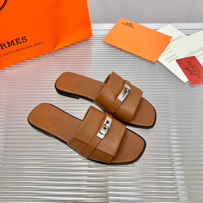 Hermes Gabriel Sandals Size 39-45  4-Color