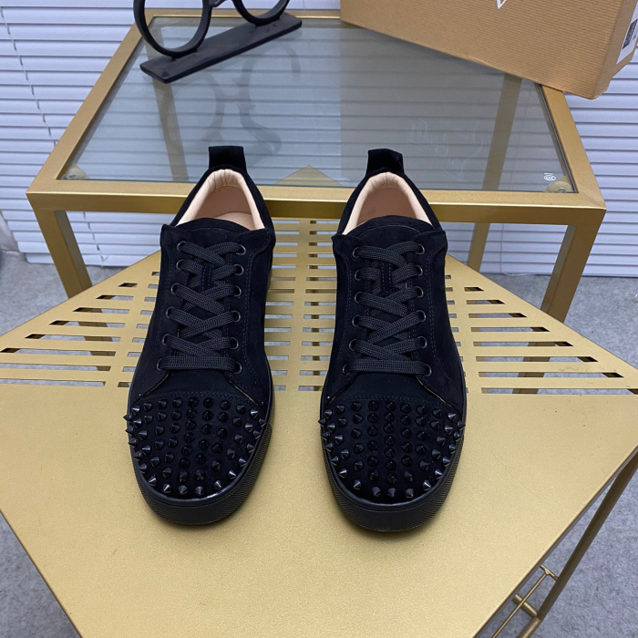 Christian Louboutin Louis Junior Spikes Sneaker Size 36-46  10-Color