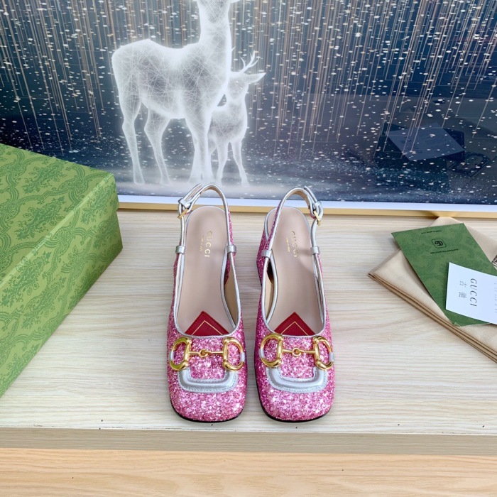 Gucci Slingback With Horsebit Pumps Size 35-41 5-Color
