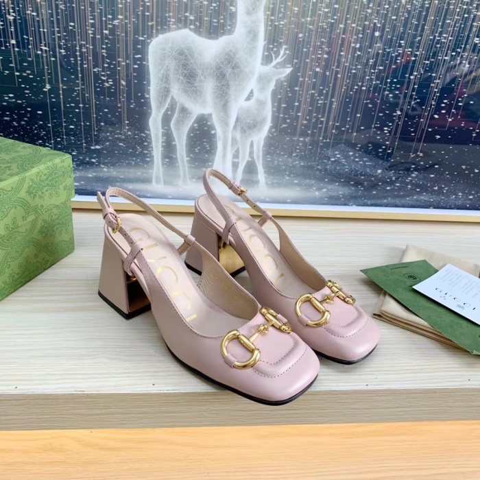 Gucci Slingback With Horsebit Pumps Size 35-41 4-Color